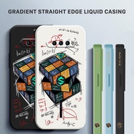 Casing Soft Case Cube Liquid Silicone Shockproof Phone Case for Xiaomi Black Shark 5 4 4S 3 3S Pro /