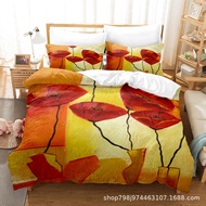 3D Digital Print Oil Painting Style Bedding Set