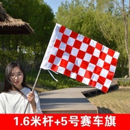 Customized Racing Signal Flag F1 Flag Track Final Car Order Flag Competition Checkered Kart Black Wh