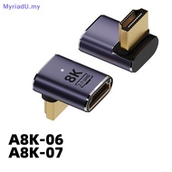 MyriadU HDMI Adapter 90 270 Degree Right Angle Male To Male Female Converter 4K HD Connector For HDTV PS4 Lptop TV Box HDMI Extender .
