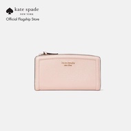 Kate Spade New York Womens Knott Zip Slim Wallet