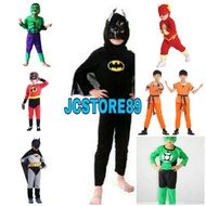 SUPERHERO Costume(SON GOKU,BATMAN,HULK,FLASH,GREEN L,INCREDIBLE)