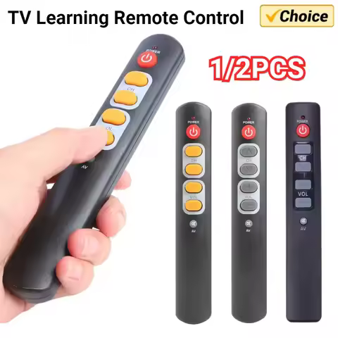 Universal Television Learning Remote Control for TV STB DVD DVB HIFI Professional 6-Key Learning Swi