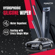 Kamatto Wiper Audi A5 8T3 / 8TA (2007-2016) Hydrophobic Silicone Windshield Wiper Water Repelling Co
