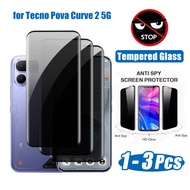 Tecno Pova Curve 2 5G Privacy Tempered Glass For Tecno Pova Curve Pova Slim Spark Slim Camon 50 40 3