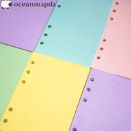 OCEANMAPDZ Notebook Paper Agenda School Supplies A5 A6 40 Sheets Monthly Loose Leaf Paper Refill