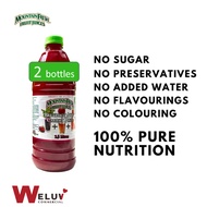 Set 2 Botol Mountain Fresh Jus Buah 1.5L – Bit, Epal & Lobak Merah | Tarikh Luput 2027 | Pengedar Sa