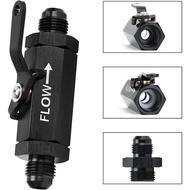 AN4 AN6 AN8 AN10 AN12 Inline Fuel Shut Off Valve to 4 6 8 10 12AN Male Flow Control Cut Off Valves F