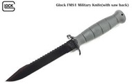葛拉克 Glock FM 81 軍用刺刀(灰色柄)-電著塗裝(EDP)-GLOCK 12186