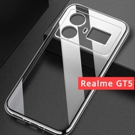 For Realme GT Neo5 GT3 Neo3 2023 Phone Case RealmeGT Neo 5 3 GTNeo5 TPU Clear Anti-Fall Protect Cover Slim Transparent Casing Shockproof Clear Cases Simple Back Cover