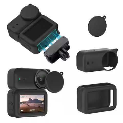Silicone Protective Cover For DJI Osmo Nano Camera Body Screen Protector Anti Scratch Drop Case For 
