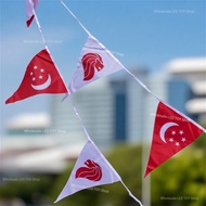 🚩SG SELLER 🚩 NDP National Day Singapore Triangular String Flag banner Buntings suitable festival dec