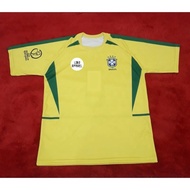 Brazil 2002 Full Printing Dryfit Jersey Free Name