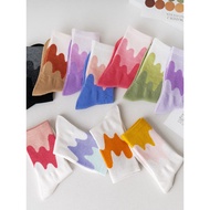 socks for women cute socks Socks Women's Japanese Cute Cream Stitching College Socks