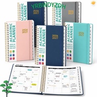 CRBWDK Academic Planner Book, Spiral Binding A5 Calendar Planner, 2027 Monthly/Weekly with Tabs Plan