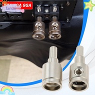 FANSIN Car Audio Connector, Pure Copper 0GA 4GA 8GA Car Speaker Wire Terminal, Gold Silver Wire Redu