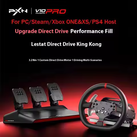 PXN V10 PRO Direct Drive Racing Simulator Game Steering Wheel Euro Truck 2 For PC/Xbox/PS