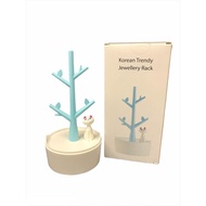 Jewellery Rack Pure White Baby Blue Nice Tree Deco !