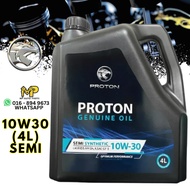 PROTON ENGINE OIL 10W30 SEMI 4L MINYAK HITAM