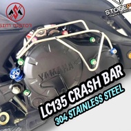 STONEPRO LC135 V1 TO V8 LCV8  Side Engine Protector Engine Guard Cover Stainless Steel Frame Bracket