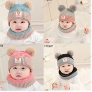 Hoepenyou Pompom Baby Boy Girl Beanie Toddler Beanie/