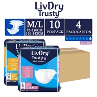 (Official Store) LivDry Trusty Slip Tape Ultra / TENA Proskin Slip Maxi Adult Diapers