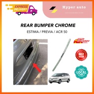 Toyota Estima ACR50 2006- 2021 Rear Bumper Chrome Trim estima with logo accessories