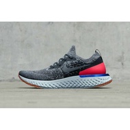 (Socca_Shoes) Nike Epic React Flyknit Gray White Mirror Original Mirror Quality