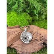 Globe Earth Globe Keychain Keychain Silver Metal Gantungan Kunci Hadiah Kecil Istimewa