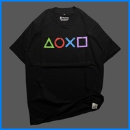 ✔️  ◕  ◁ HITAM Orifake - Black PLAYSTATION T-Shirt Code