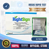 RightSign HBsAg Rapid Test 25 tests per BOX