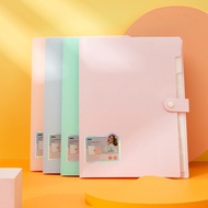 [DELI X AGNEZ MO] Deli Expanding File Document Bag/ A4 8-Slot Harmonica Folder CF698