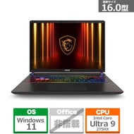 MSI（エムエスアイ） 16型ゲーミングノートPC　Vector 16 HX AI A2XW VECTOR-16-HX-AI-A2XWIG-7650JP