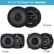 1pc/2pcs 4/5/6.5 Inch Car Speakers 400/500/600W HiFi Coaxial Subwoofer Car Audio Auto Speaker Car Ho