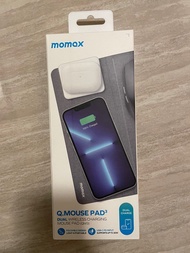 MOMAX Q Mouse Pad3 Dual Wireless Charging Mouse Pad