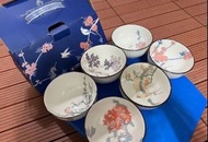 免運）開發金股東會紀念品「故宮花鳥彩繪碗」