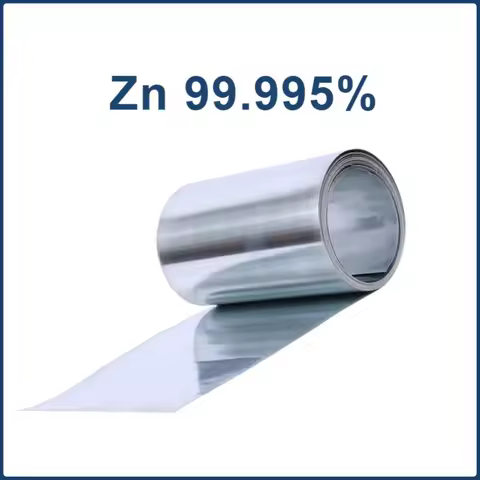 High Purity Zinc Foil Zinc Plate Zn99.995% for Scientific Research and Experiment