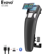 Eyoyo New EY-040 Portable Mini 2D Bluetooth Barcode Scanner Smart Digital Display to Set Wireless 1D