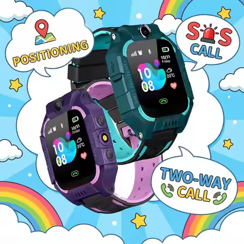 2026 NEW Kids GPS Smart Watch 2G Location SIM Card SOS Call Smart Watch Camera Waterproof Watch Gift