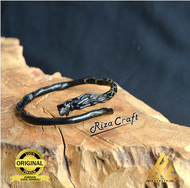 Gelang Terapi Kesehatan Pria Wanita Akar Bahar ASLI Laut Ukir Naga Ori ORIGINAL