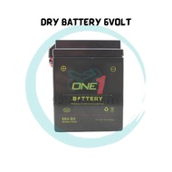 DRY BATTERY MOTOR 6N4 6 VOLT BATERI MOTOR KERING 6N4 6 VOLT YAMAHA RXS 115 Y80 CDI DT125 HONDA C70 G