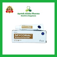 Mycoral Krim 5gr - Micoral Ketokonazole Krim Anti Jamur / Gatal Panu / Kutu Air / Mikoral Cream