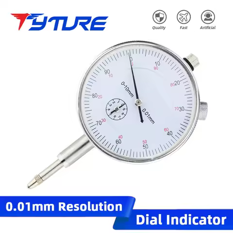 0-10mm Dial Indicator Precision Hour Type Indicator Meter Dial Bore Gauge Indicators Micrometer Meas