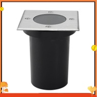 GU10 Outdoor Ground Spot Landscape Square Lamp Housing, Floor Lamp for GU10 Bulb