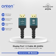 Onten Cable DP TO DP Display Port Cable 1.2 Support up to 4K DP121