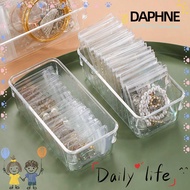 DAPHNE Self Sealing Bag, ewelry Bag Gift Packaging Zip Lock Bags, Transparent Storage Pouches PVC Plastic Reclosable