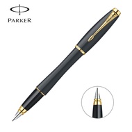 Parker Urban Premium Matte Black Gold Trim, Fine Nib Fountain Pen
