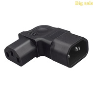 Mar IEC320 C14 to C13 Power Conversion Plug C13 to C14 Plum Blossom Male to C13 Female Adapter Conne