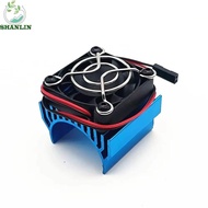 SHANLIN Cooling Fan, 3650 Motor 3660 Motor Heat Sink, Model Parts Cooler 36mm Inner Diameter Metal M