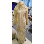 Baju Pengantin Songket Kebaya plussize lelaki perempuan untuk dijual